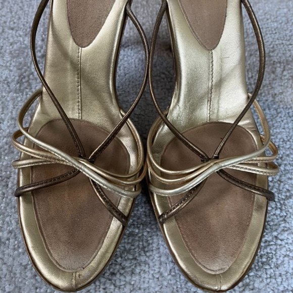 NikeLab Multistrap Sz 8 Metallic Sandals - Picture 4 of 6